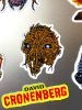 David Cronenberg A5 Sticker Sheet 