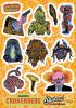 David Cronenberg A5 Sticker Sheet 