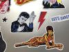 David Bowie A5 Sticker Sheet 