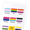 LGBTIQ+ Pride Flags Greetings Card